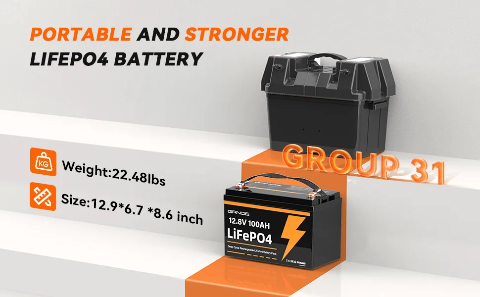 Аккумулятор LiFePO4 12.8V 100 А·ч — LFP100-12 G31