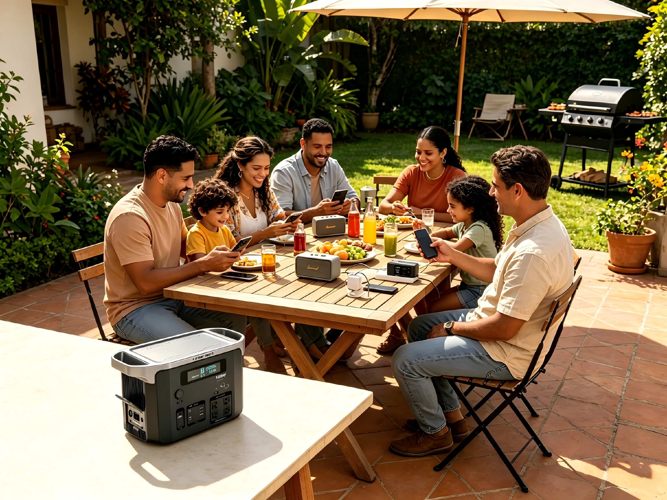 PPS-K1k8US power for a backyard family gathering